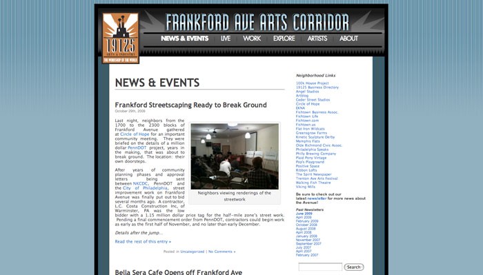 TriAgency website project