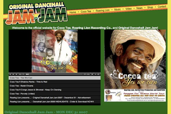 Cocoa Tea website design by TriAgency